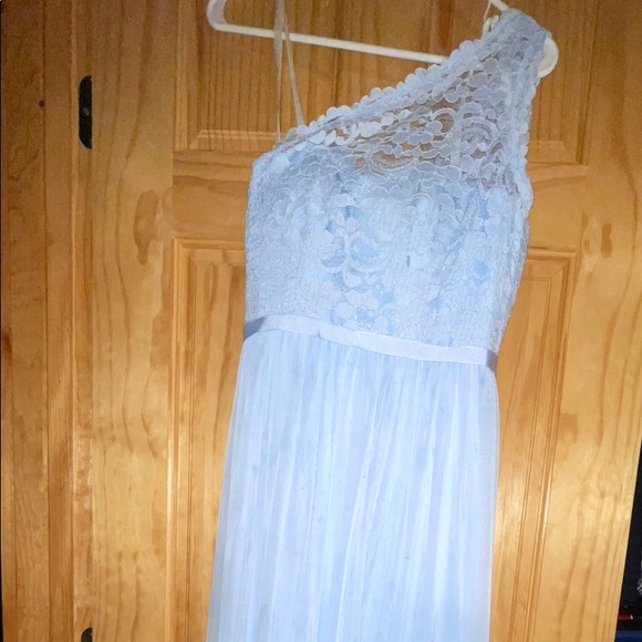 David's Bridal Dresses & Skirts - Baby blue David’s bridal gown, size 2